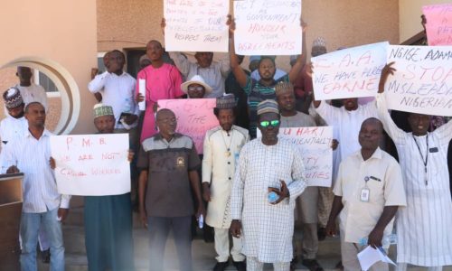 ASUU FUGA protest against no-work-no-pay policy, others