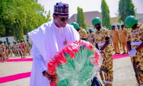 2024 Armed Forces Remembrance Day: Buni lays wreath in honour of fallen heroes