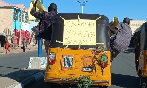 Yobe tricycle operators protest, leadership reacts